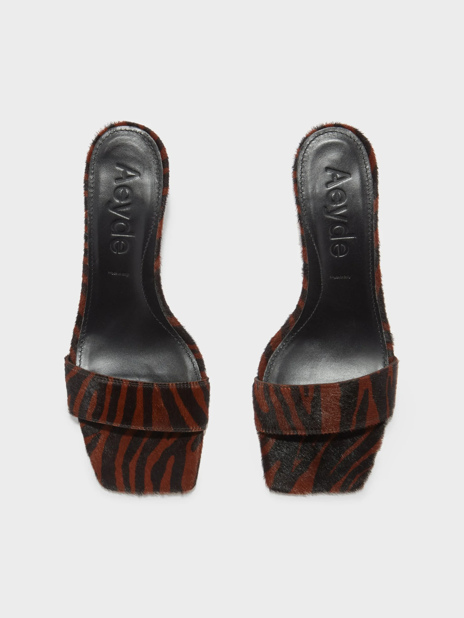 Best Aeyde Ilvy Ponyhair Mules Moka Ponyhair