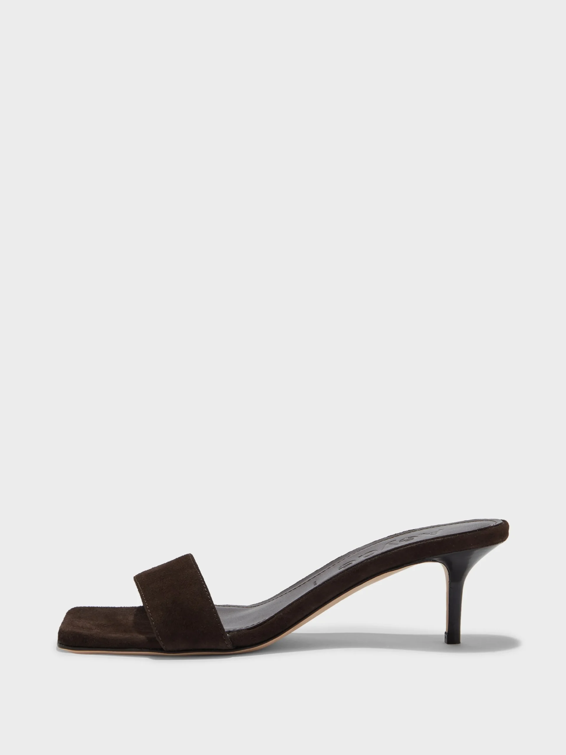 Clearance Aeyde Ilvy Suede Mules Moka Suede