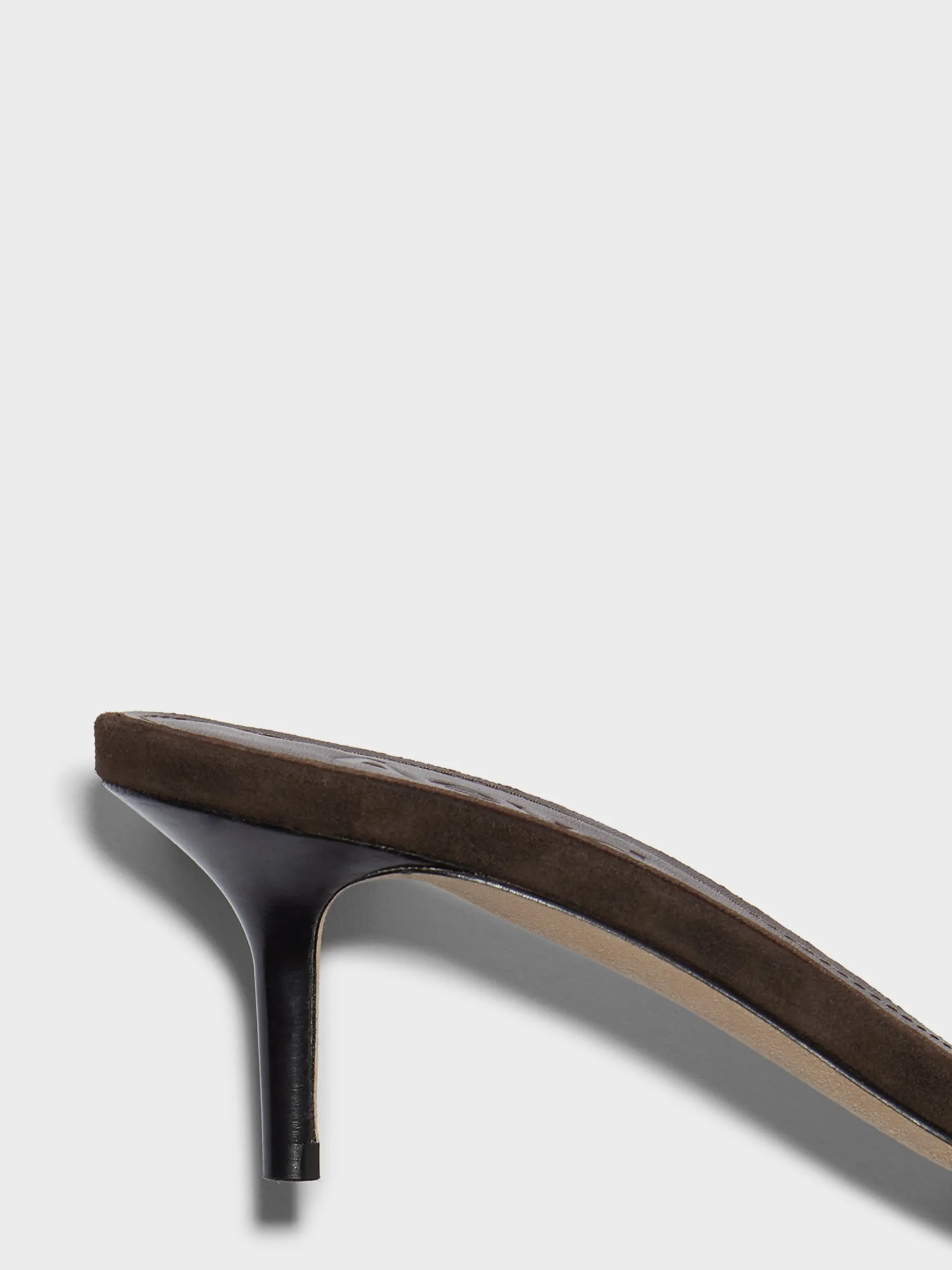 Clearance Aeyde Ilvy Suede Mules Moka Suede