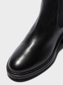Best Aeyde Jack Leather Chelsea Boots Black Calf