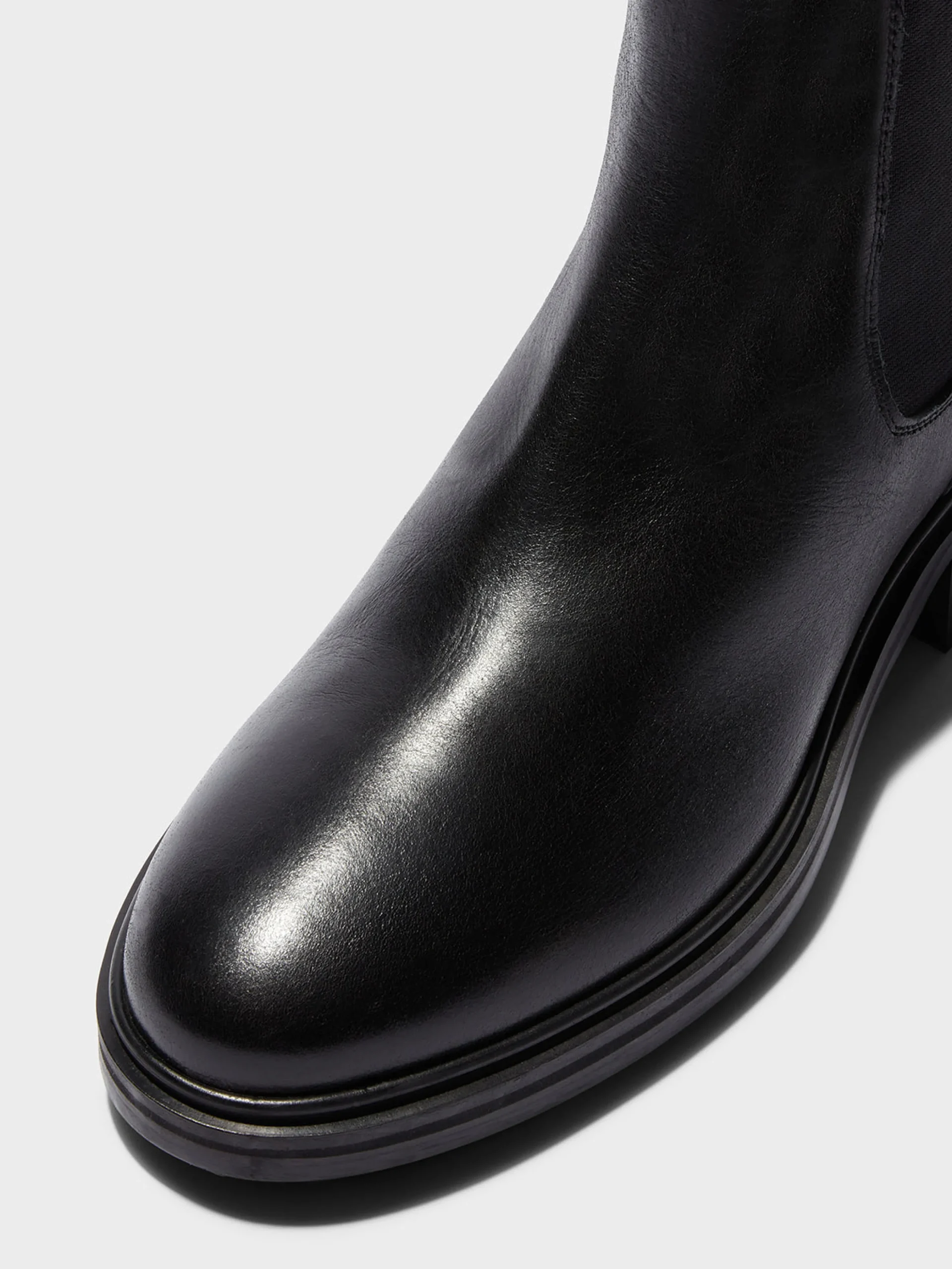 Best Aeyde Jack Leather Chelsea Boots Black Calf