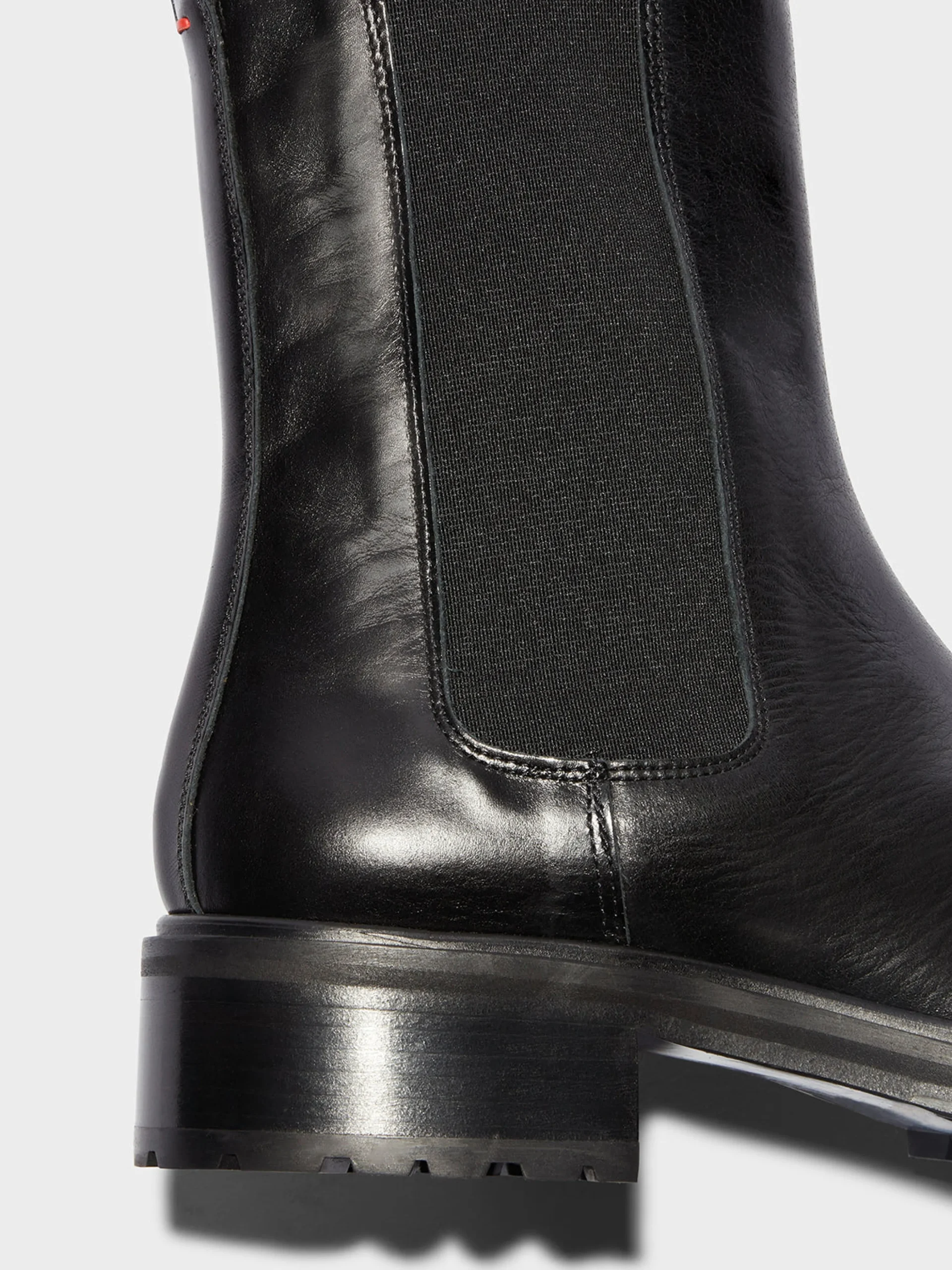 Best Aeyde Jack Leather Chelsea Boots Black Calf
