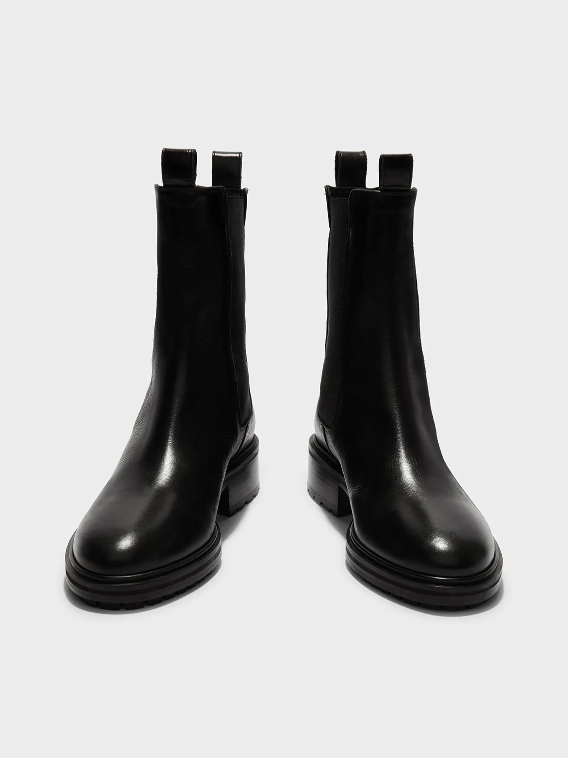 Best Aeyde Jack Leather Chelsea Boots Black Calf