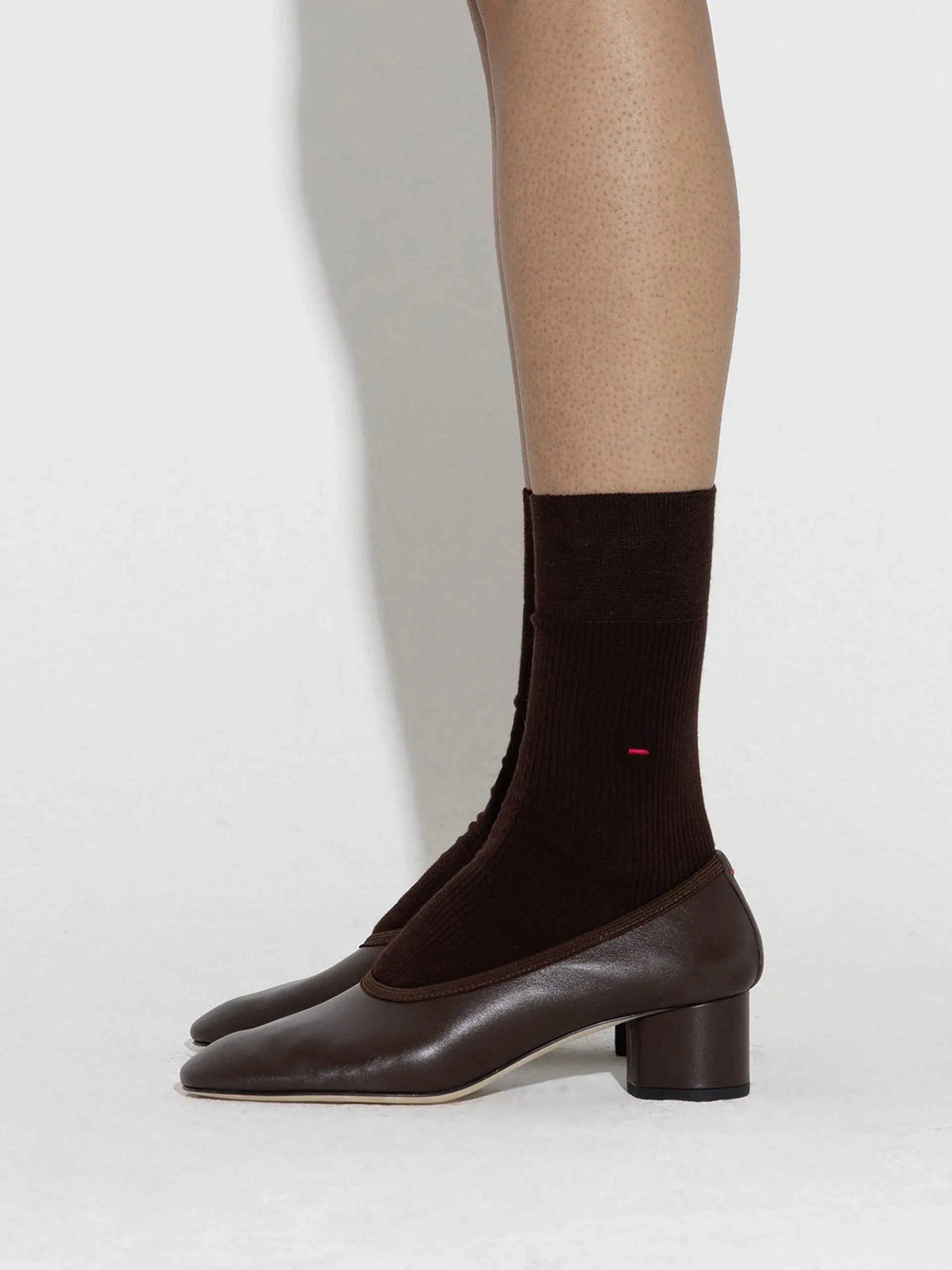 Fashion Aeyde Jamie Cotton Socks Moka