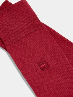 Best Aeyde Jamie Cotton Socks Cranberry