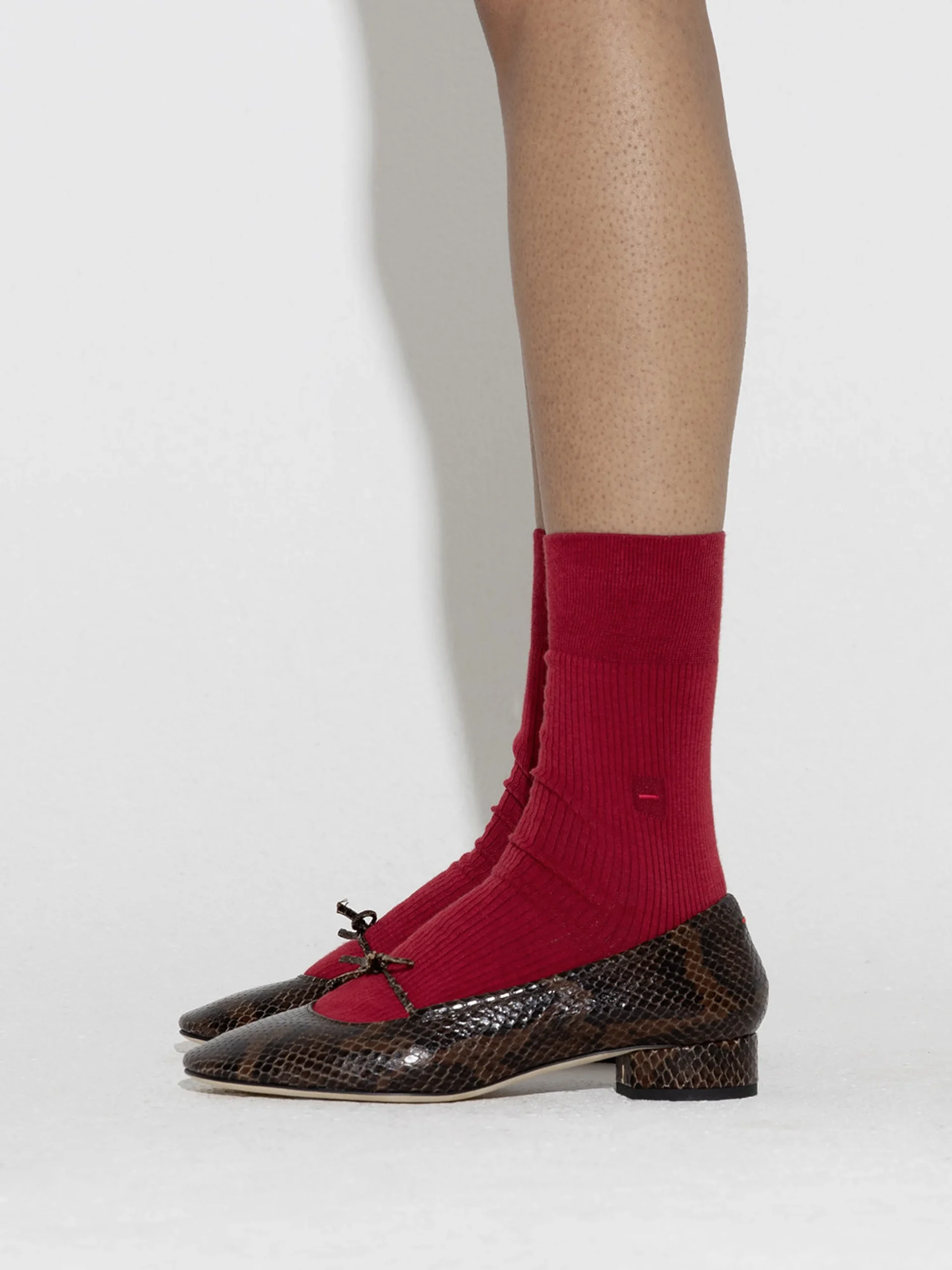 Best Aeyde Jamie Cotton Socks Cranberry