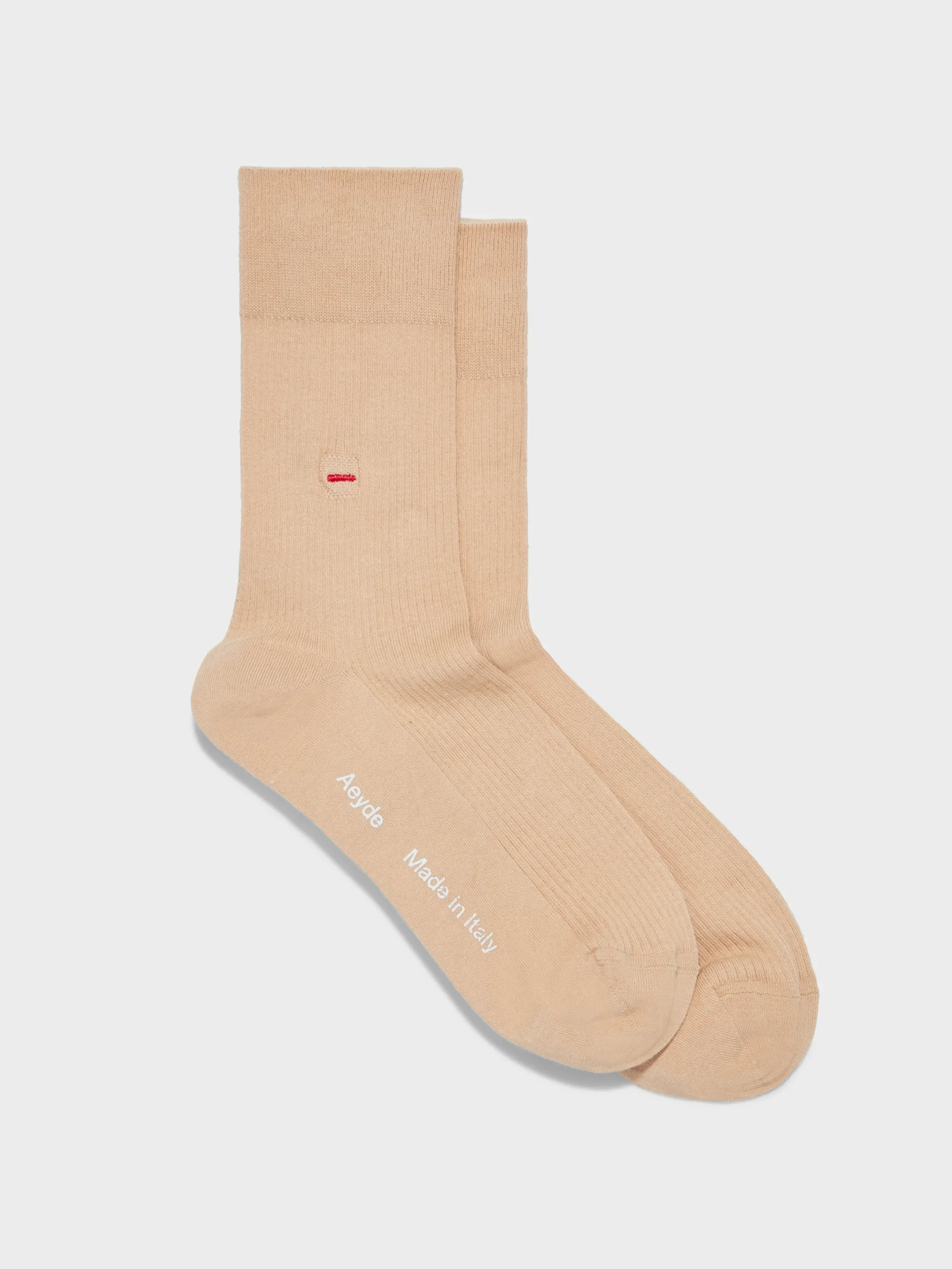Discount Aeyde Jamie Cotton Socks Latte