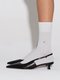 Online Aeyde Jamie Cotton Socks Silver Cotton