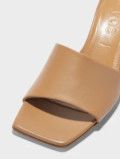 Best Aeyde Jeanie Leather Sandals Hazelnut Nappa