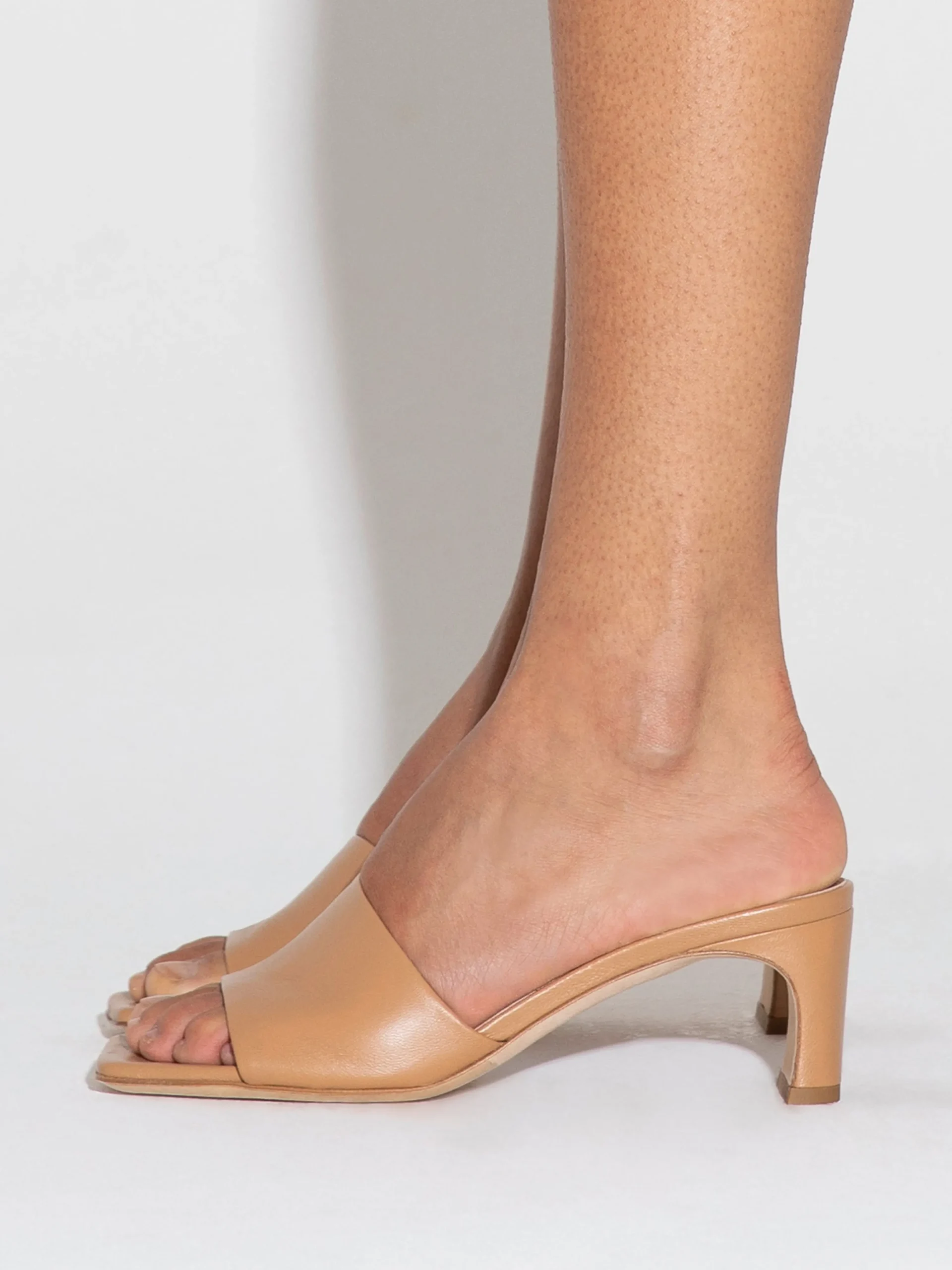 Best Aeyde Jeanie Leather Sandals Hazelnut Nappa