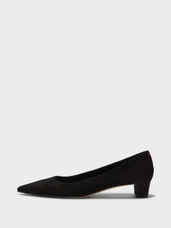 New Aeyde Judi Suede Pumps Black Suede