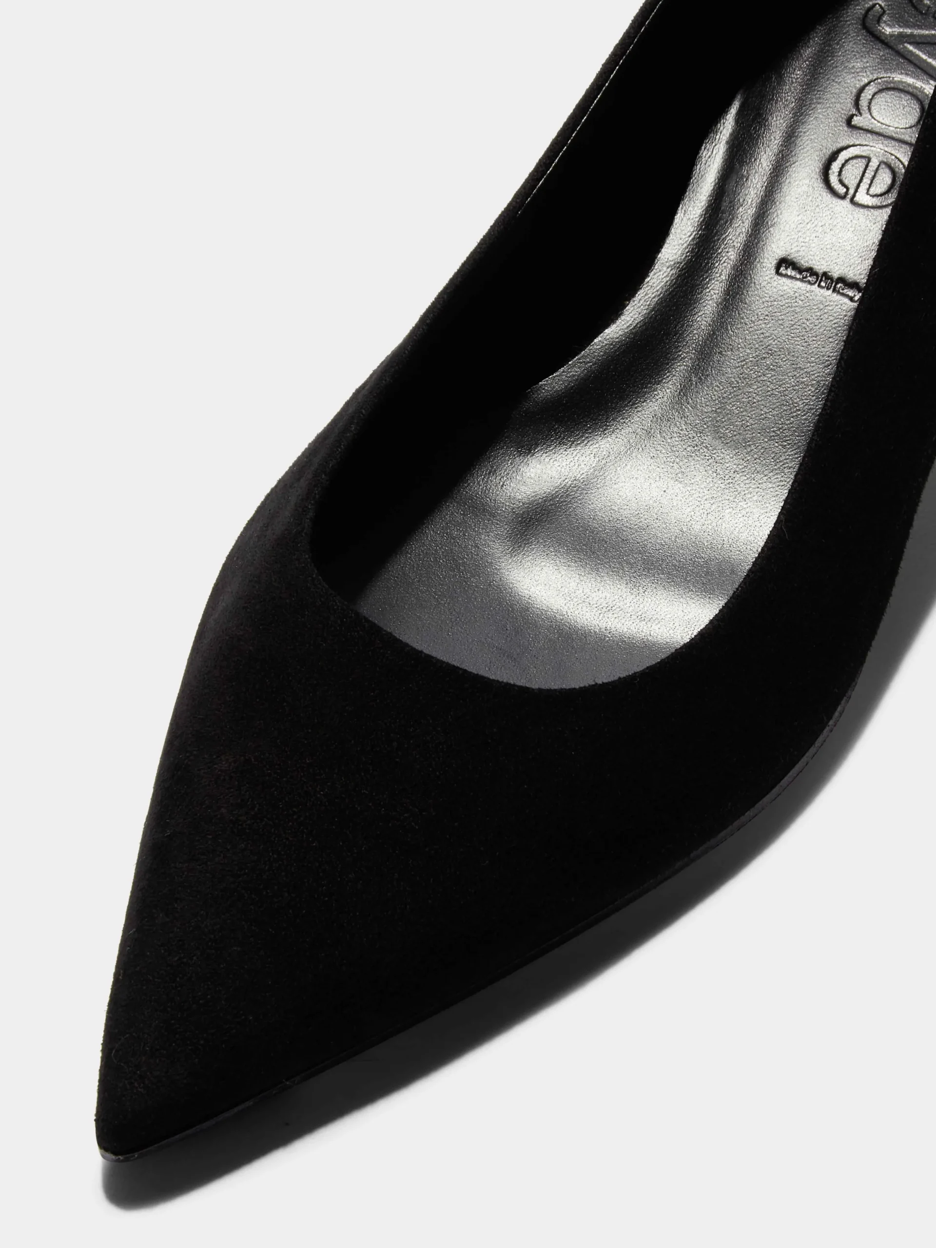 New Aeyde Judi Suede Pumps Black Suede