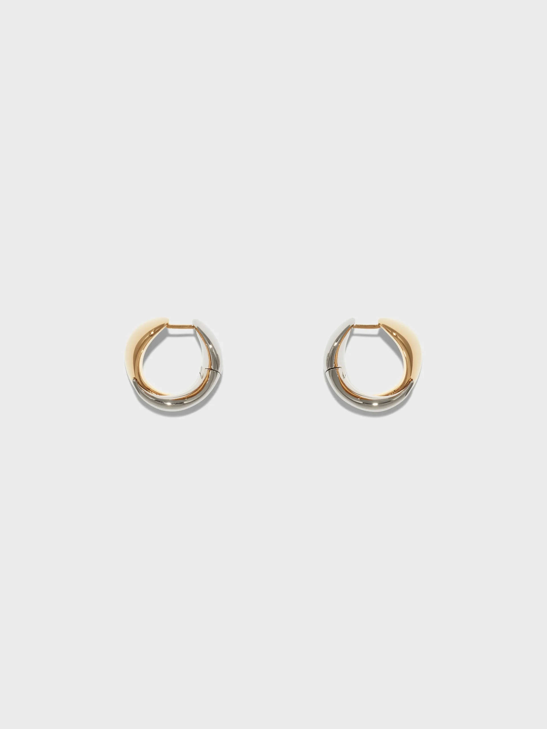 New Aeyde Junior Medium 18kt Gold and Palladium-Plated Earrings 18k Gold Plated/Palladium Plated
