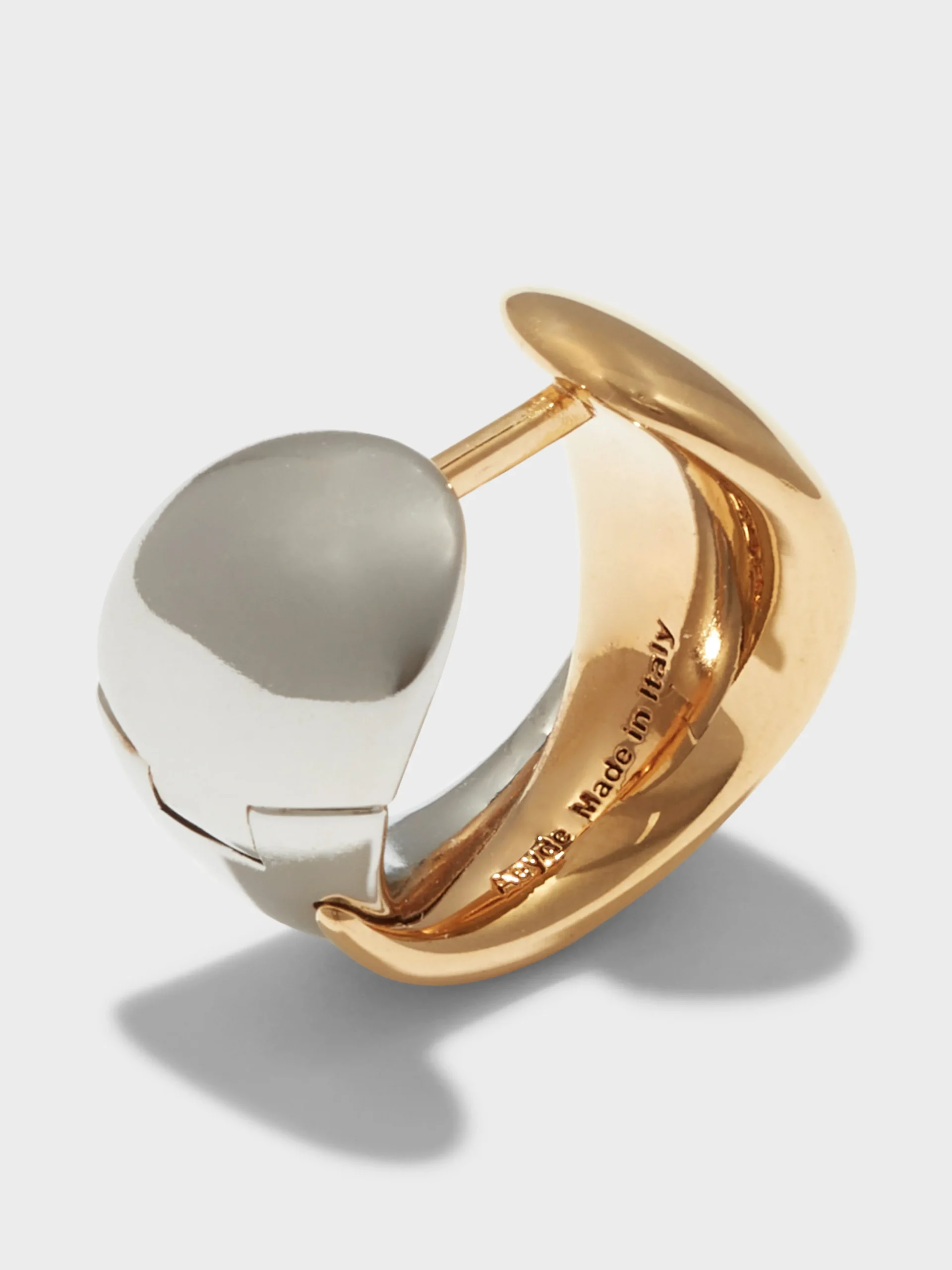 New Aeyde Junior Medium 18kt Gold and Palladium-Plated Earrings 18k Gold Plated/Palladium Plated