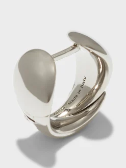 Online Aeyde Junior Medium Palladium-Plated Earrings Palladium Plated