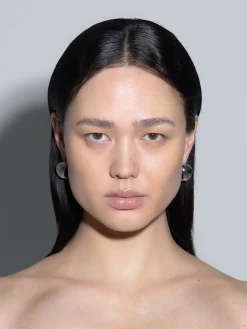 Online Aeyde Junior Medium Palladium-Plated Earrings Palladium Plated