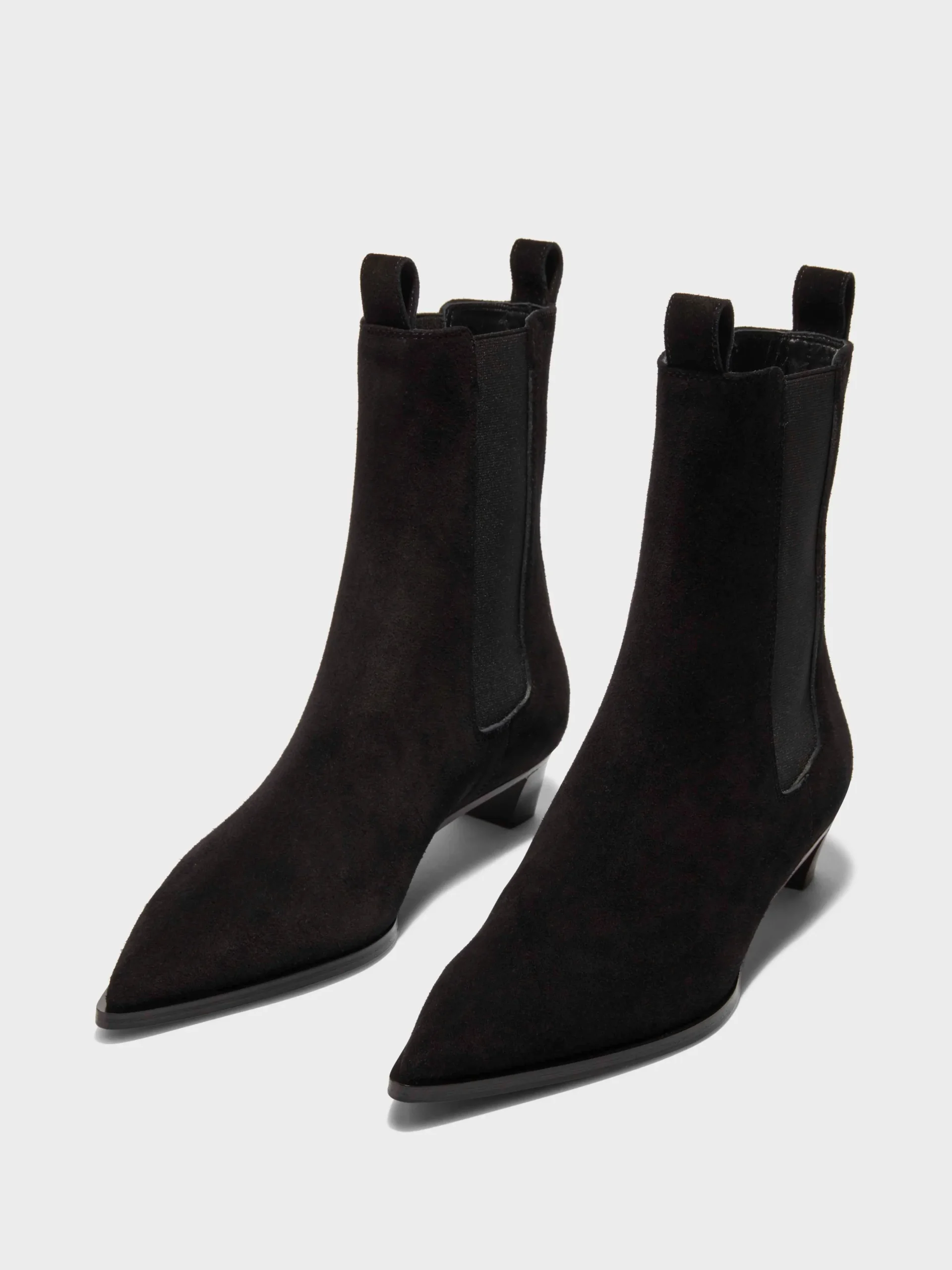 Best Aeyde Kiki Suede Chelsea Boots Black Suede