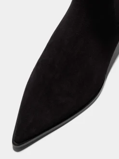 Best Aeyde Kiki Suede Chelsea Boots Black Suede