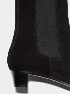 Best Aeyde Kiki Suede Chelsea Boots Black Suede