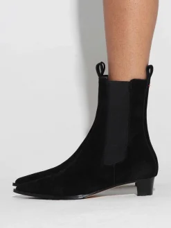 Best Aeyde Kiki Suede Chelsea Boots Black Suede