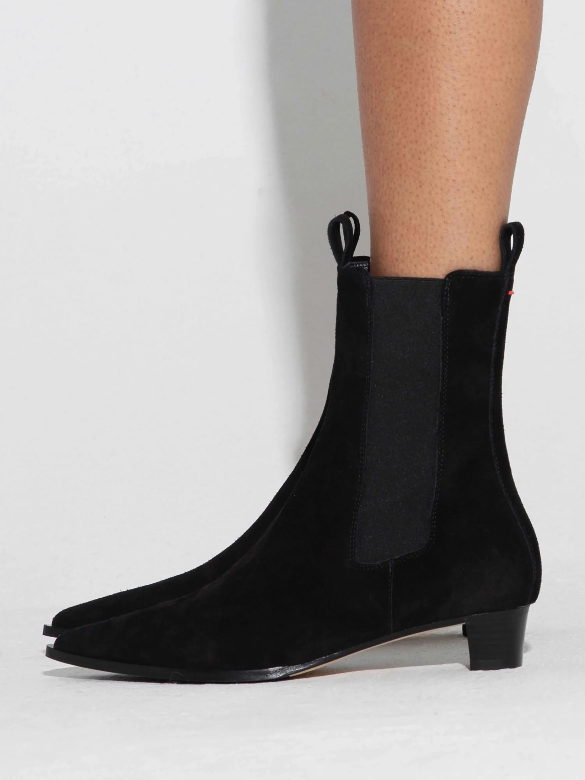 Best Aeyde Kiki Suede Chelsea Boots Black Suede
