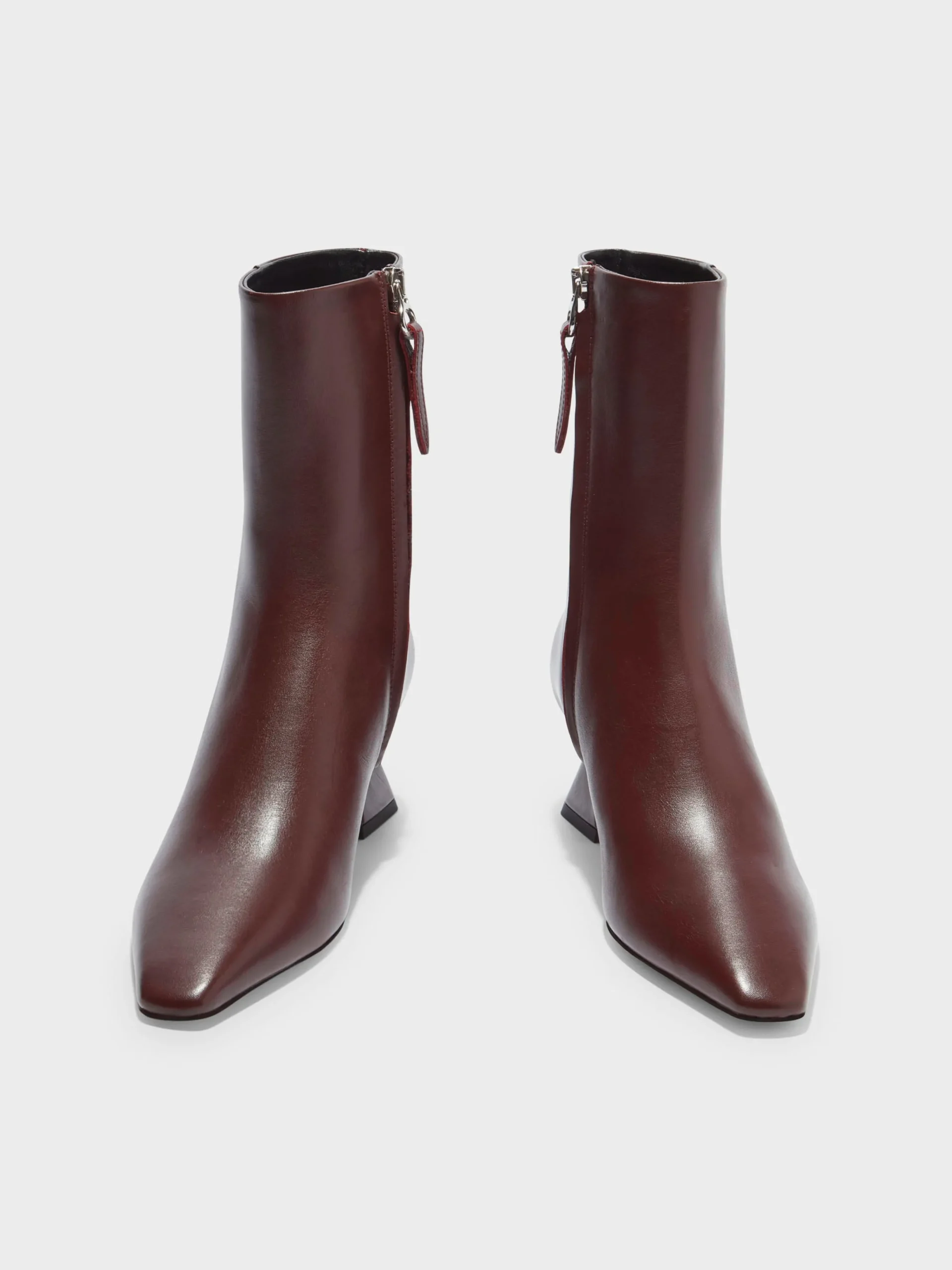 Outlet Aeyde Koko Leather Ankle Boots Port Calf