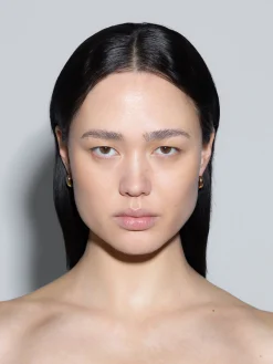 Sale Aeyde Laurie Small 18kt Gold and Palladium-Plated Hoop Earrings 18k Gold Plated/Palladium Plated