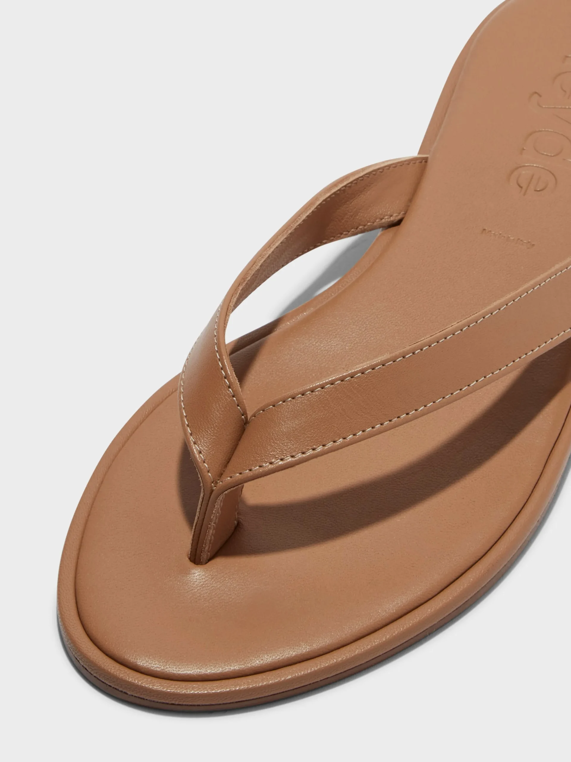Online Aeyde Melody Leather Thong Sandal Hazelnut Nappa