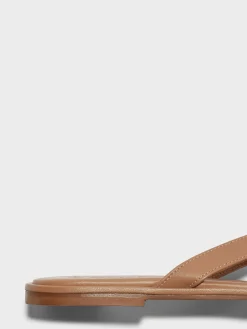 Online Aeyde Melody Leather Thong Sandal Hazelnut Nappa