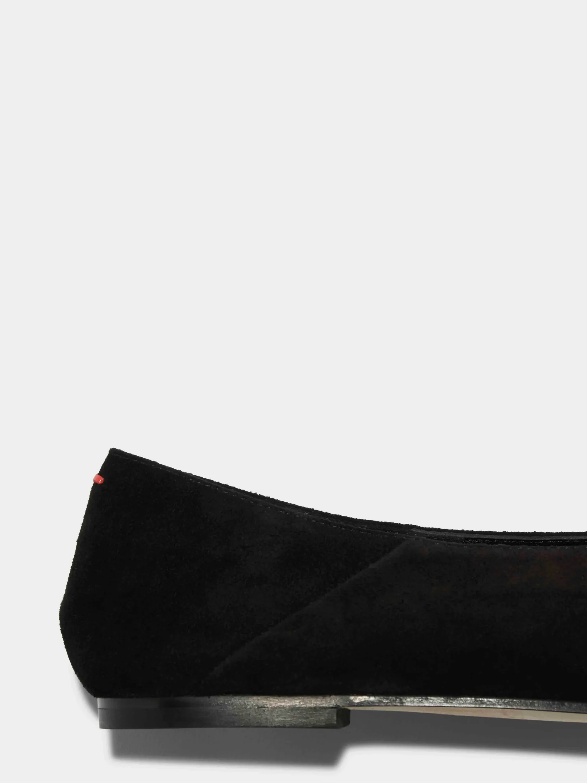 Best Aeyde Moa Suede Ballet Flats Black Suede
