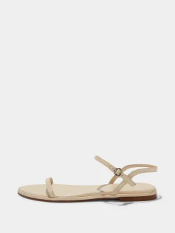 Fashion Aeyde Nettie Leather Sandals Creamy Nappa