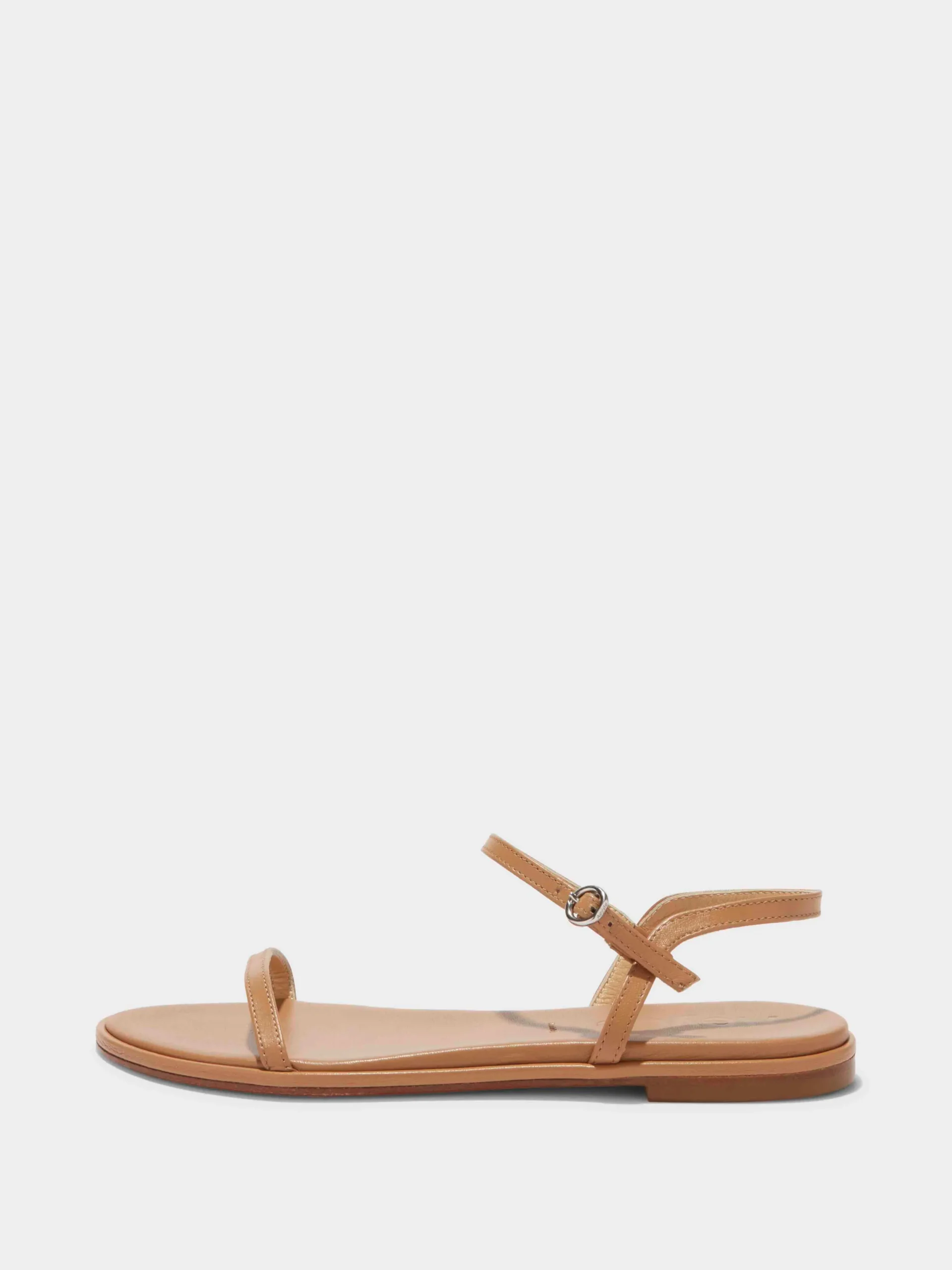 Best Aeyde Nettie Leather Sandals Hazelnut Nappa