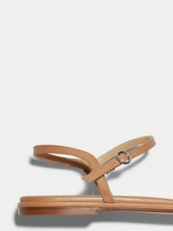 Best Aeyde Nettie Leather Sandals Hazelnut Nappa