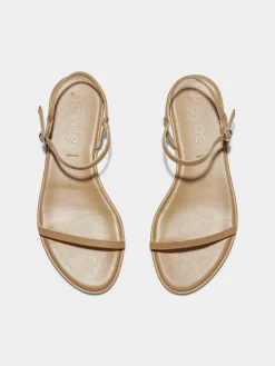 Best Aeyde Nettie Leather Sandals Hazelnut Nappa