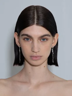 Fashion Aeyde Neva Palladium-Plated Drop Earrings Palladium Plated