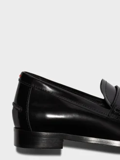 Discount Aeyde Oscar Leather Loafers Black Calf