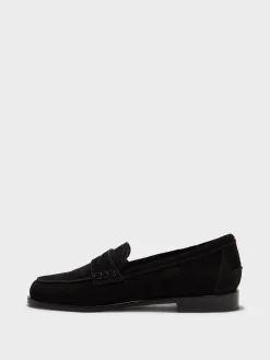 Clearance Aeyde Oscar Suede Loafers Black Suede
