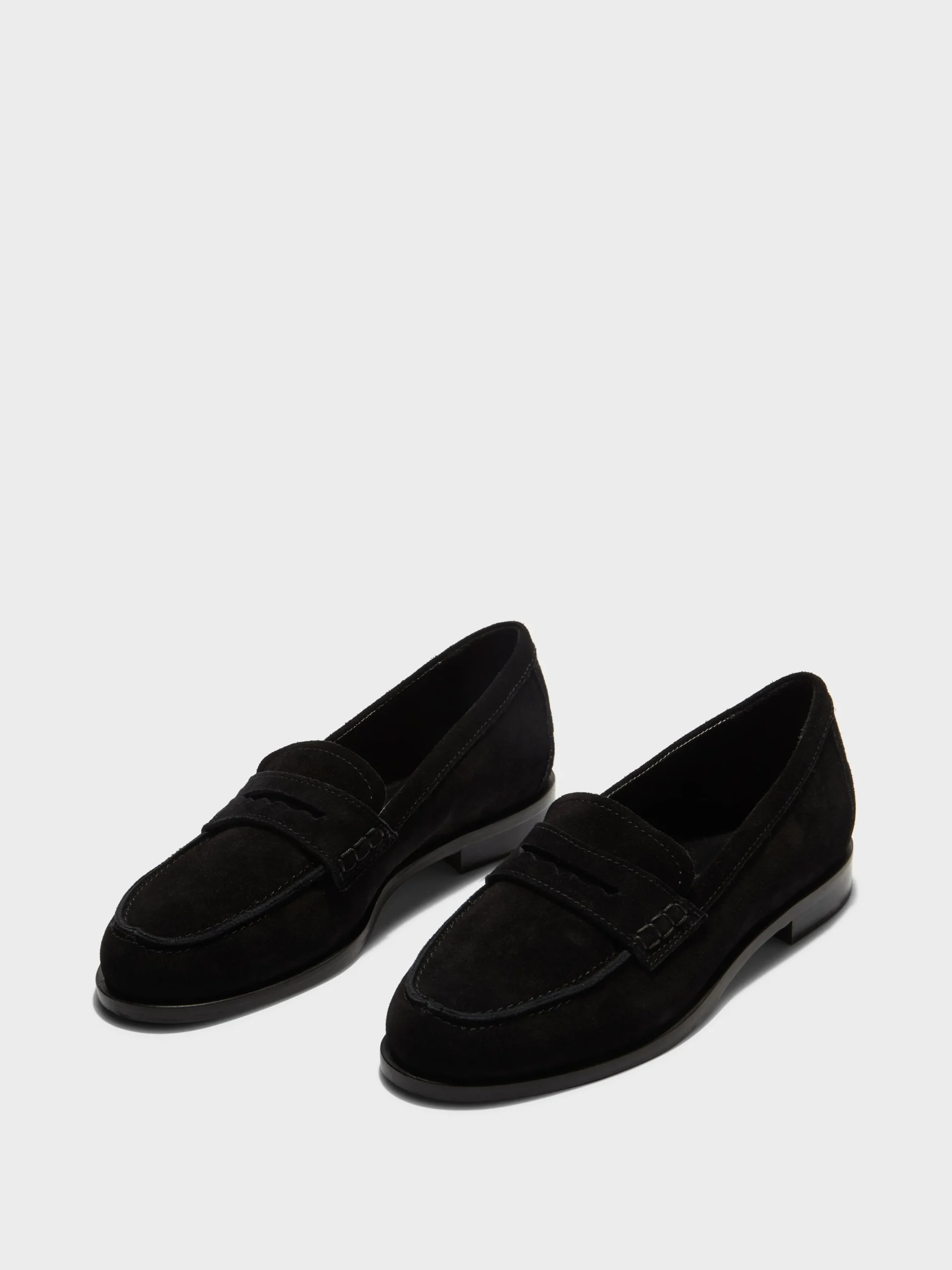 Clearance Aeyde Oscar Suede Loafers Black Suede