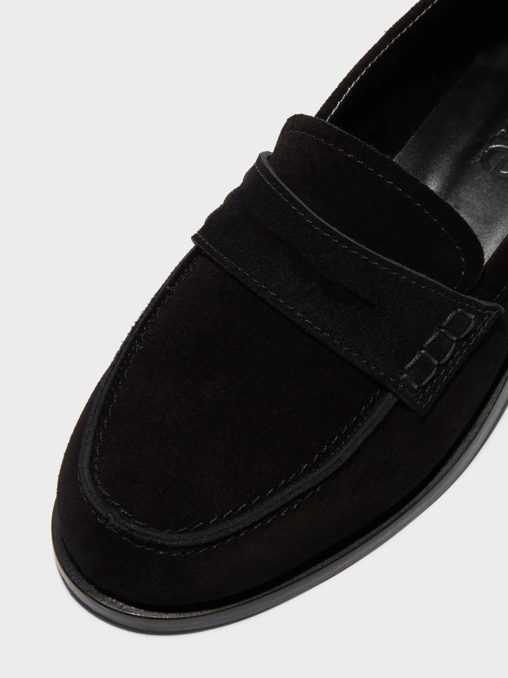 Clearance Aeyde Oscar Suede Loafers Black Suede