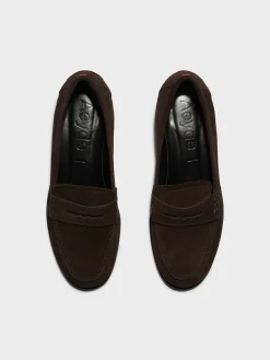 Best Aeyde Oscar Suede Loafers Moka Suede