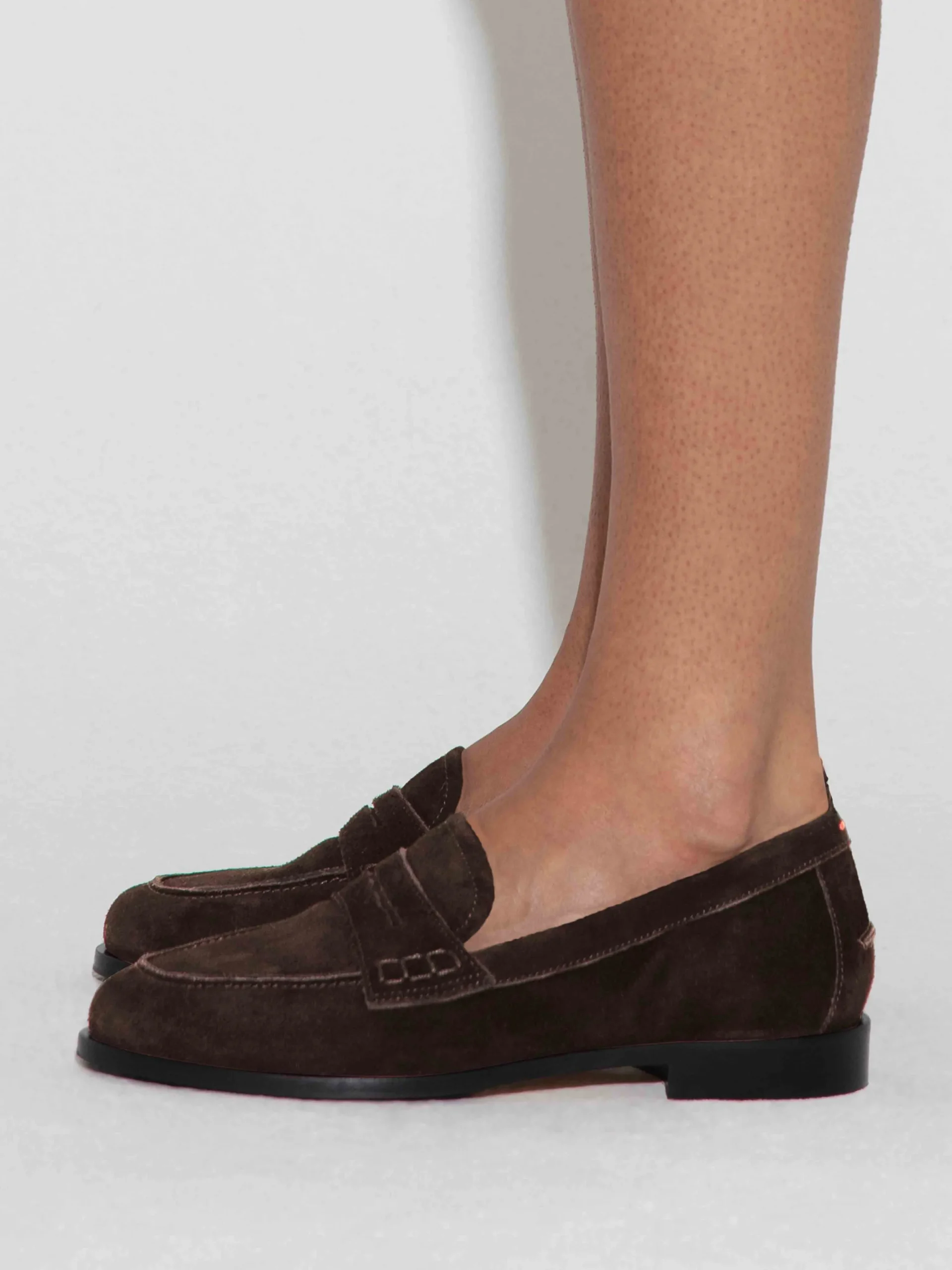 Best Aeyde Oscar Suede Loafers Moka Suede