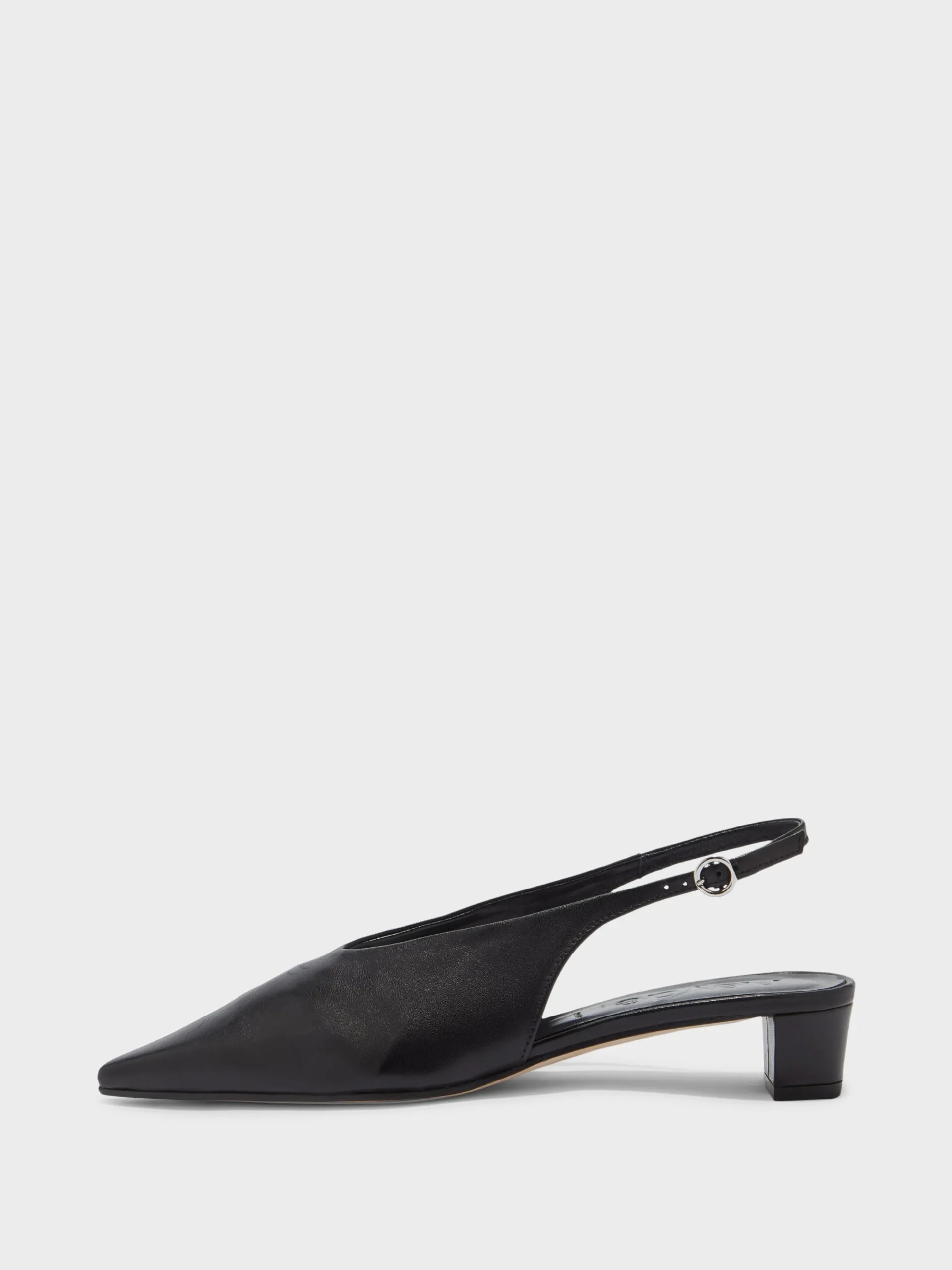 Best Aeyde Oti Leather Slingback Pumps Black Nappa