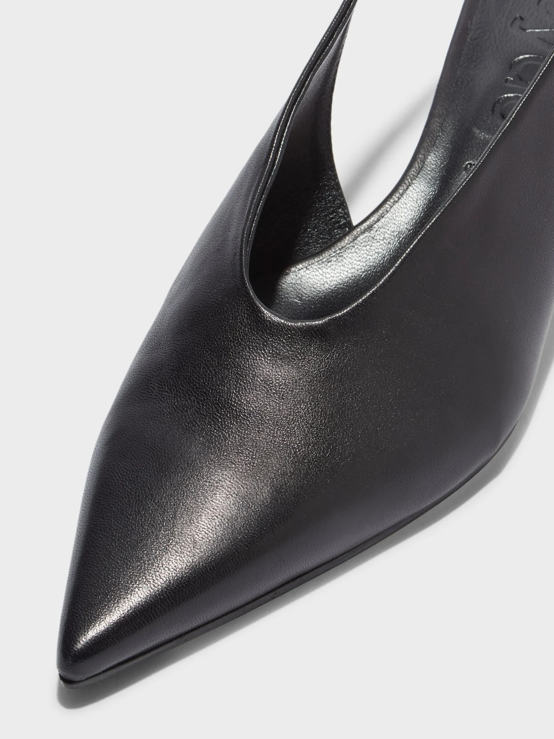 Best Aeyde Oti Leather Slingback Pumps Black Nappa