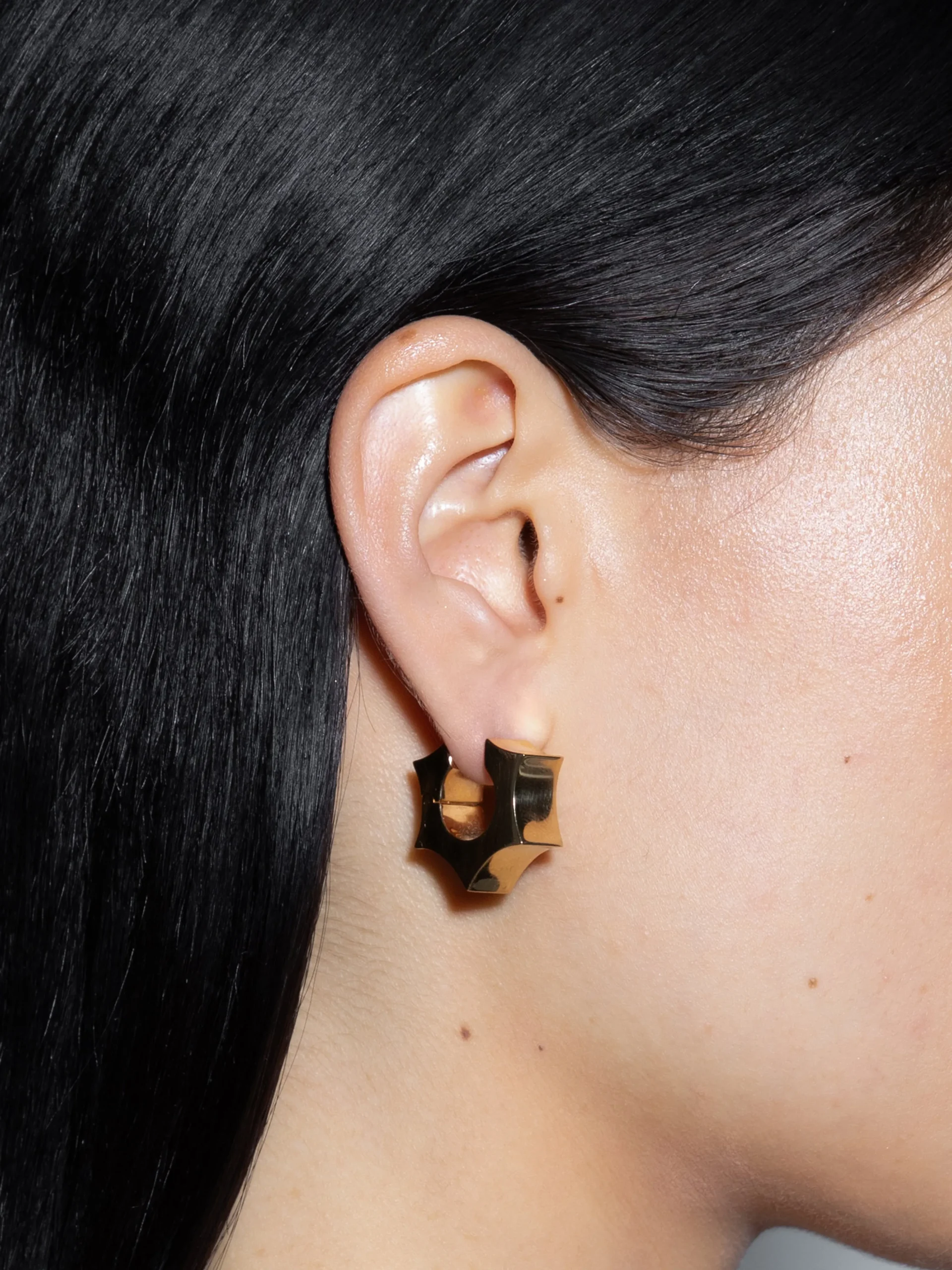 Clearance Aeyde Parker 18kt Gold-Plated Hoop Earrings 18k Gold Plated