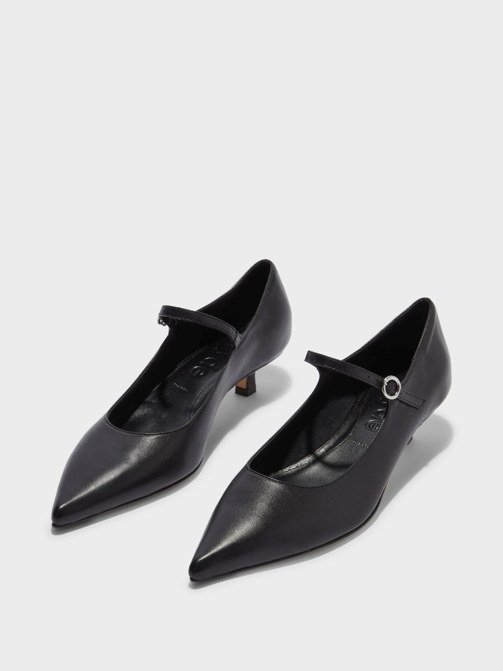 Hot Aeyde Polina Leather Mary-Janes Black Nappa