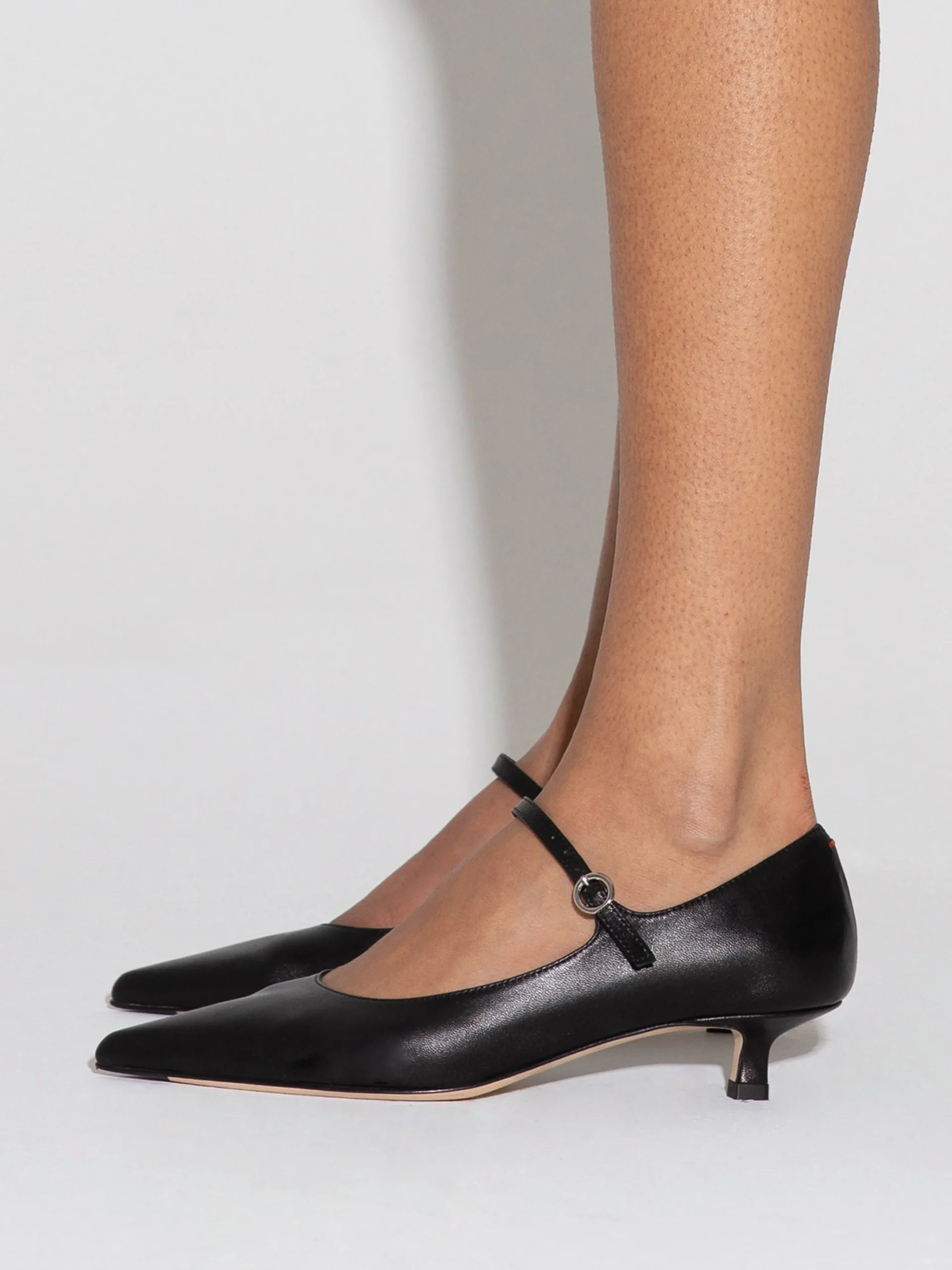 Hot Aeyde Polina Leather Mary-Janes Black Nappa