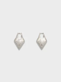 Discount Aeyde Priscilla Palladium-Plated Earrings Palladium Plated