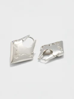 Discount Aeyde Priscilla Palladium-Plated Earrings Palladium Plated
