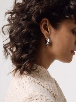 Discount Aeyde Priscilla Palladium-Plated Earrings Palladium Plated