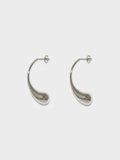 Outlet Aeyde Ravi Palladium-Plated Earrings Palladium Plated